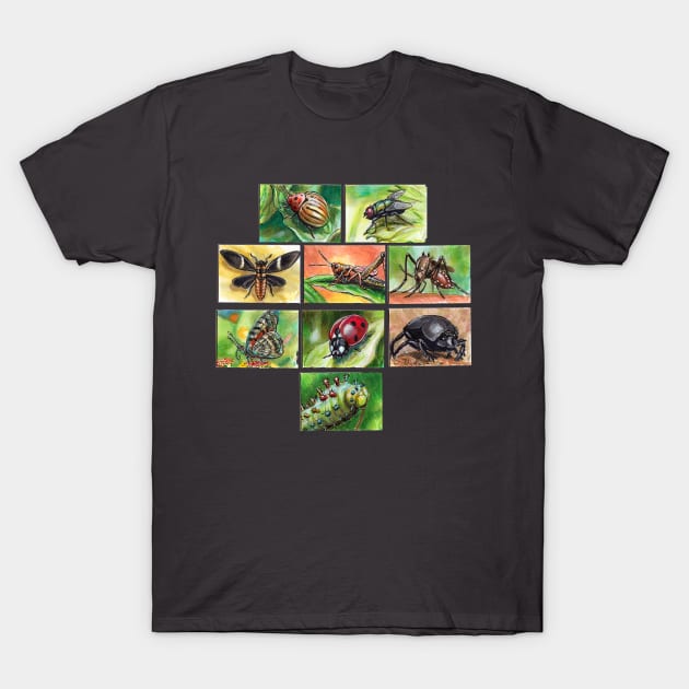 Insects T-Shirt by GDanArtist